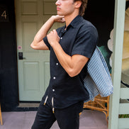 The Linen Button up VKTRBLAK Los Angeles