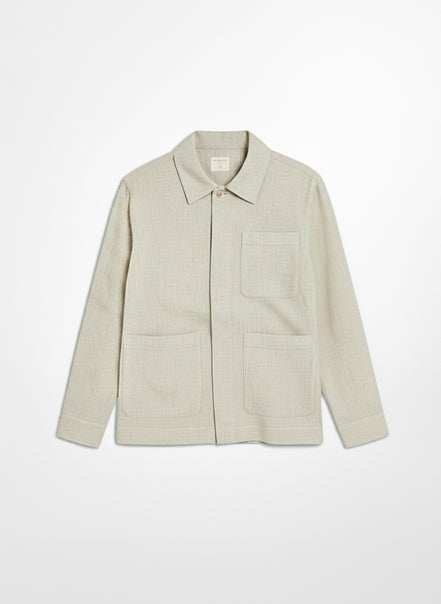 The Linen Field Coat Natural