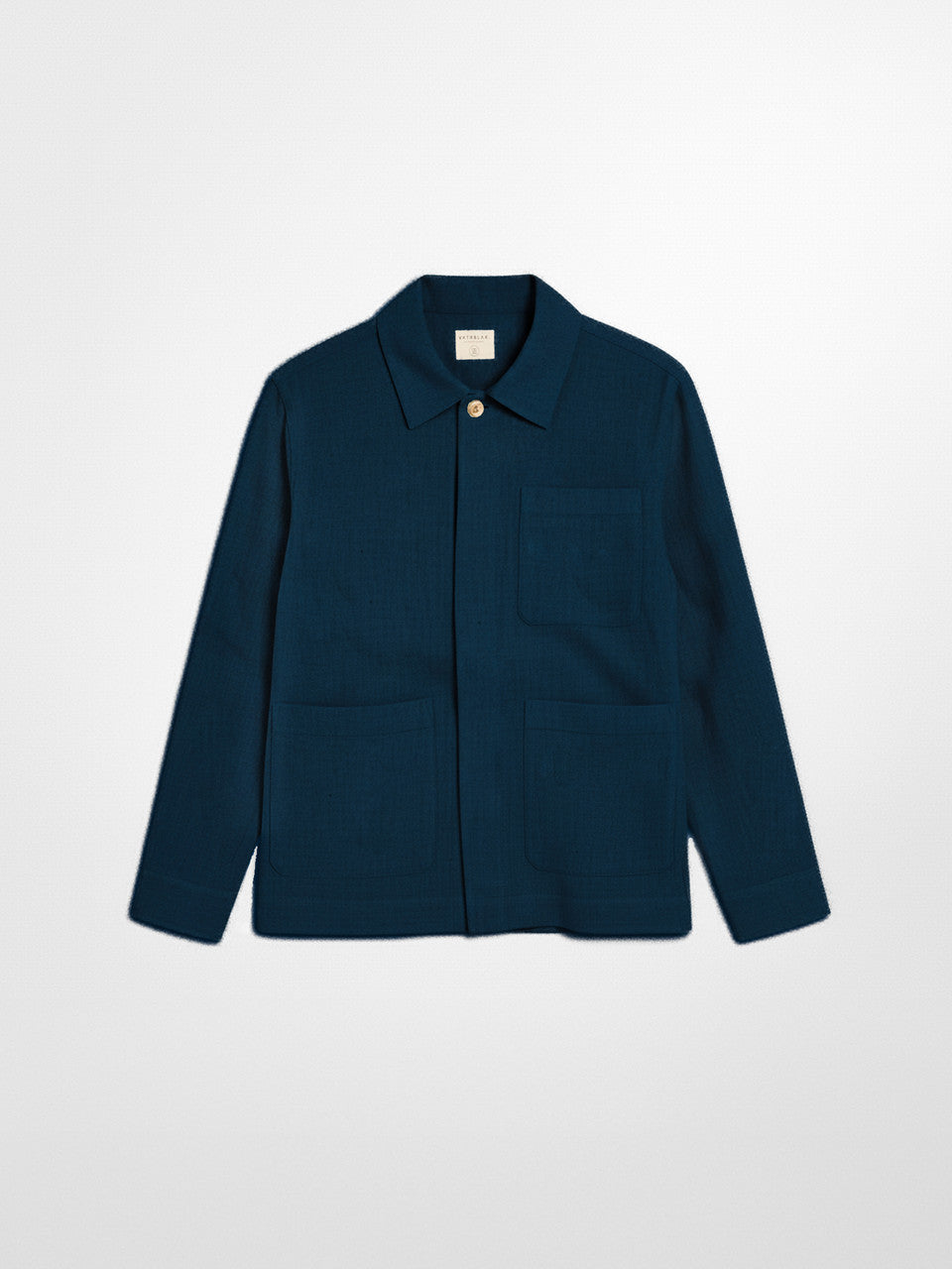 The Linen Field Coat Navy