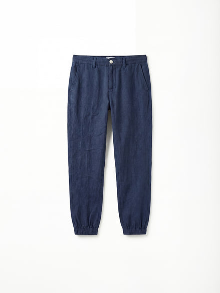 Vktrblak los angeles linen jogger midnight navy