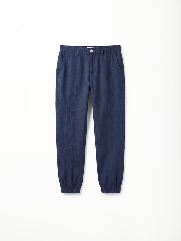 Vktrblak los angeles linen jogger midnight navy