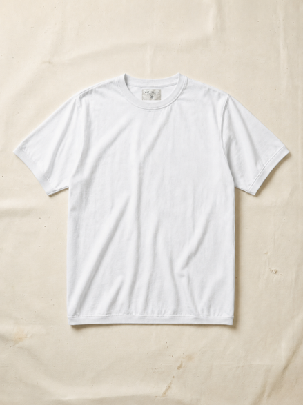 Heavy Ribbed T-Shirt White