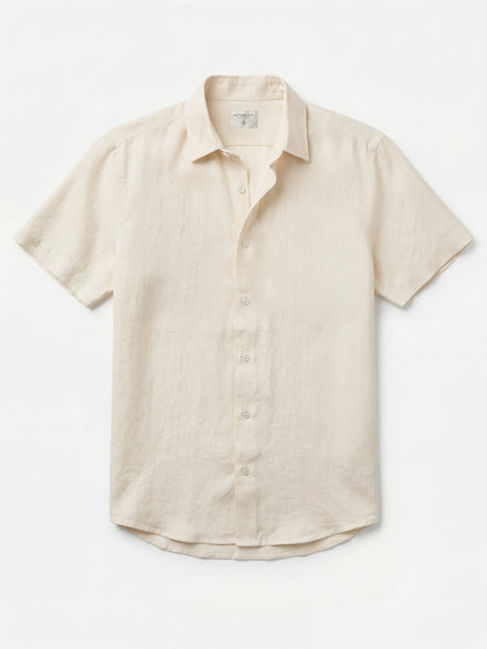 Linen Button Up Ivory
