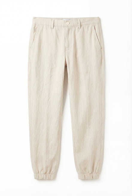 Linen Jogger Ivory