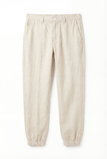 Linen Jogger Ivory