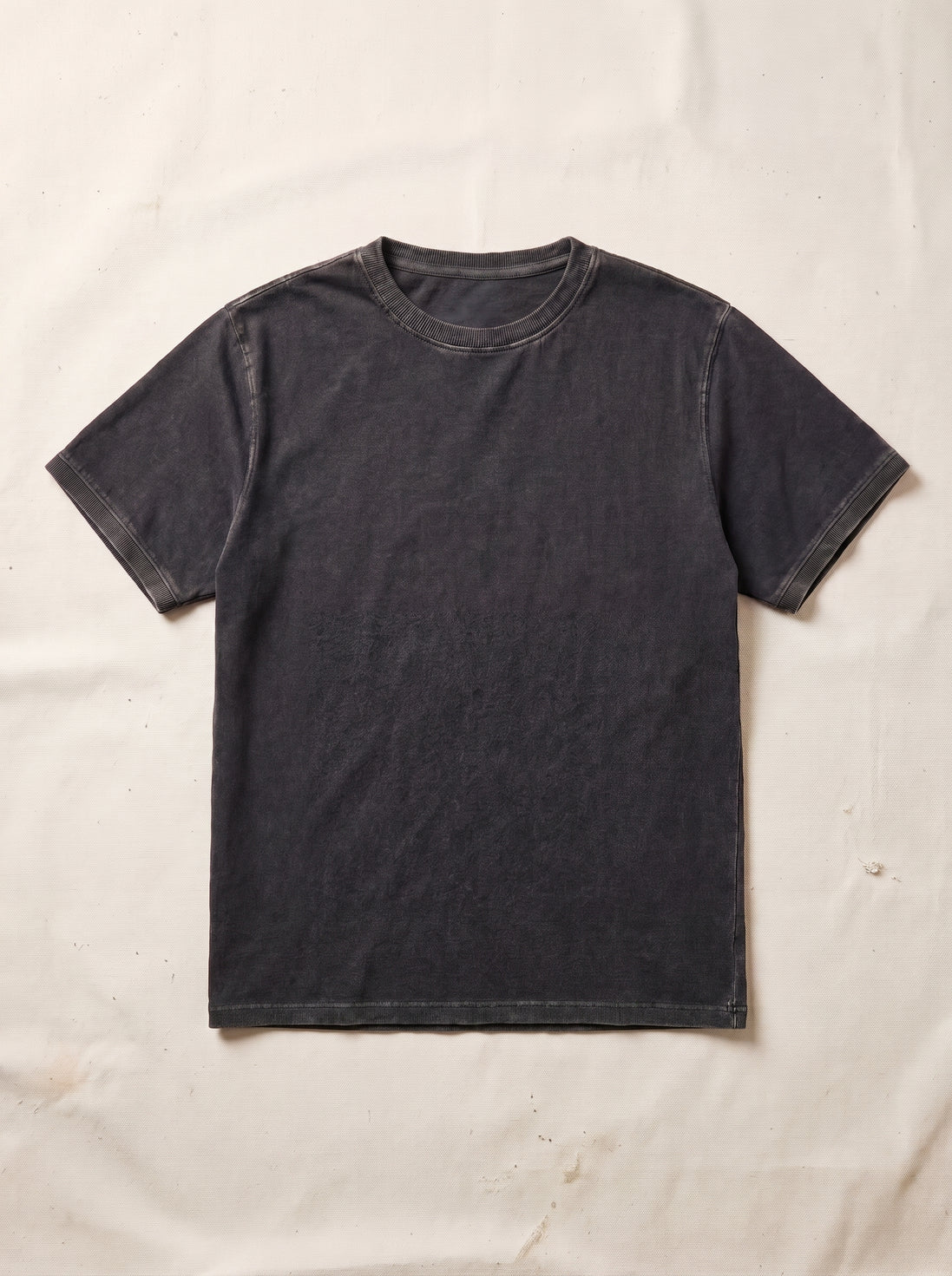 Heavy Ribbed T-Shirt Vintage Grey