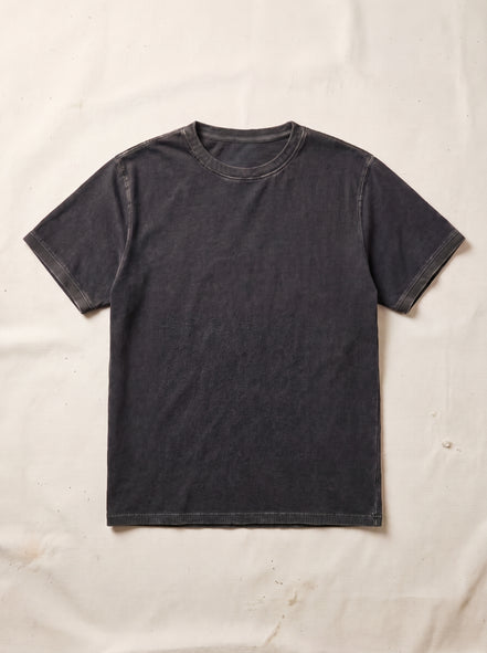 Heavy Ribbed T-Shirt Vintage Grey